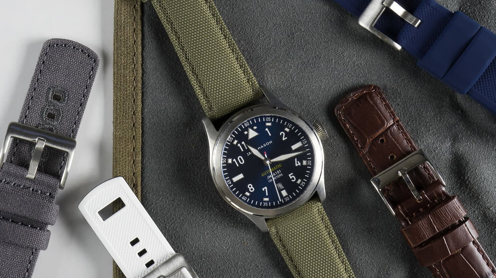 GREEN CANVAS QUICK RELEASE BAND & A FEW OTHER OPTIONS