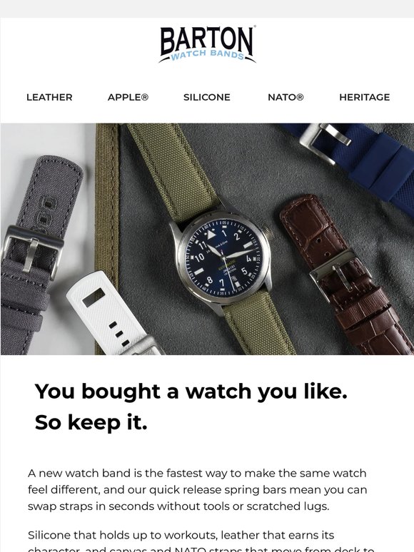 Same watch. New band. Done.