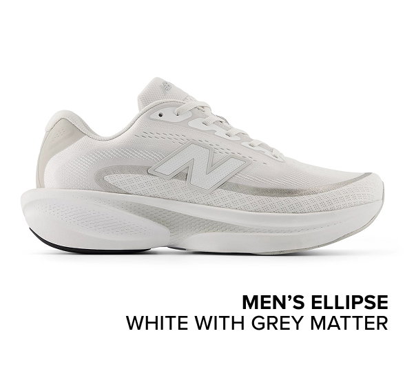 men’s Ellipse Breathe WHITE with BLACK
