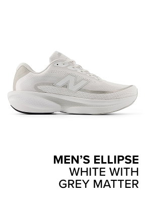 men’s Ellipse Breathe WHITE with BLACK