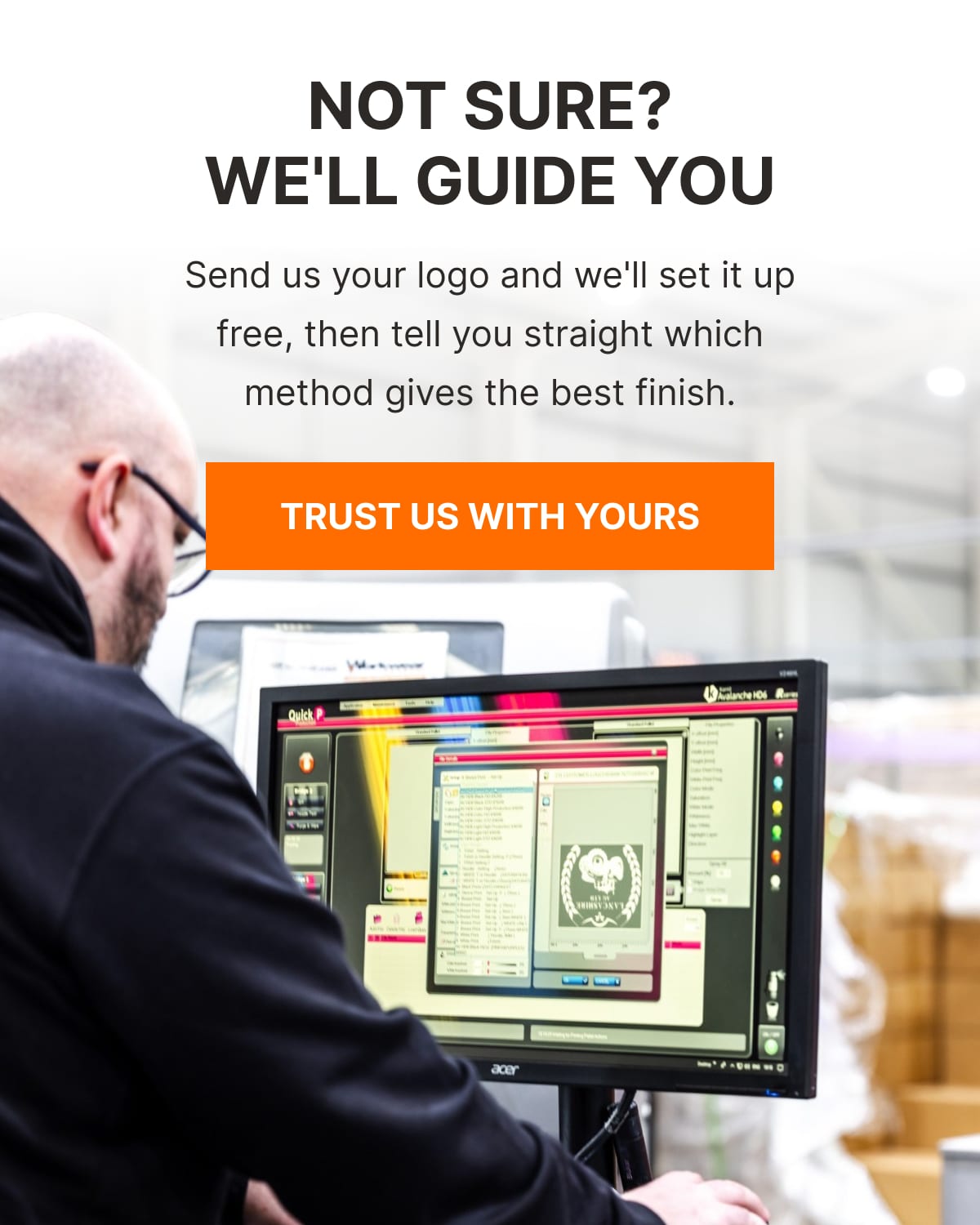 TRUST US WITH YOURS