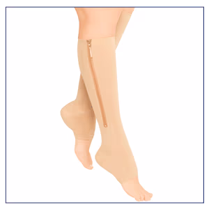 Zippered Compression Stockings