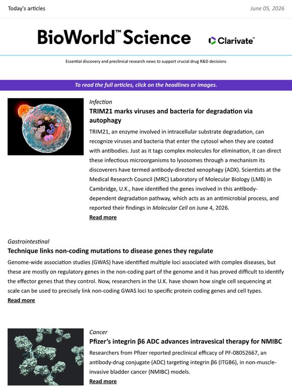 Full edition: TRIM21 tags germs for degradation; Arvinas joins LRRK2 initiatives and more
