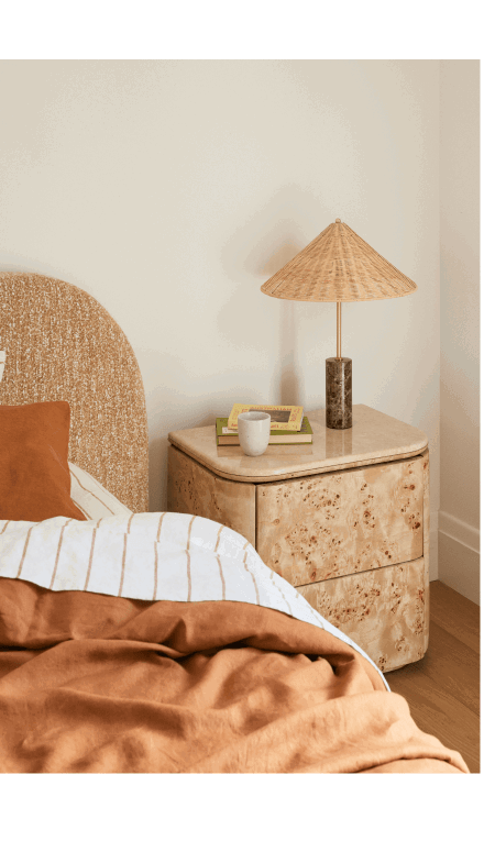 Shop Carmella Marble Bedside Table