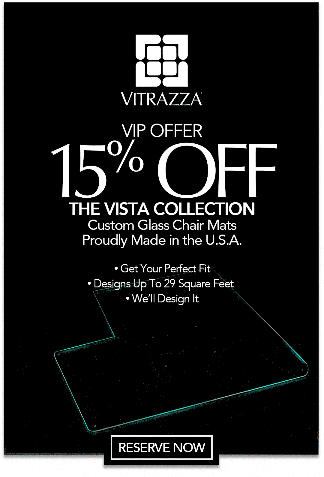 VIP Offer: 15% Off The Vista Collection