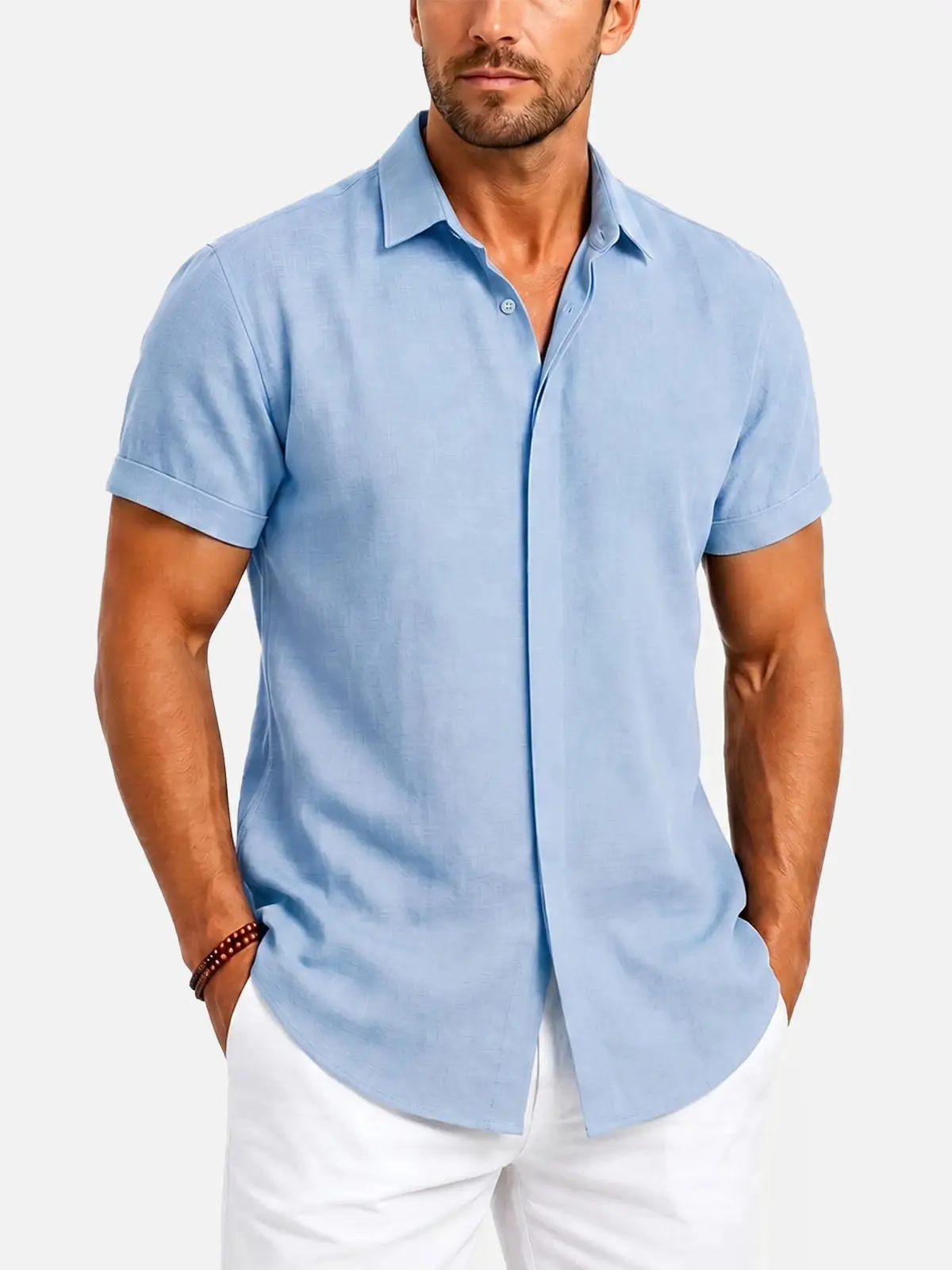 Image of Men's FlexComfort™ Classic Short Sleeve Shirt
