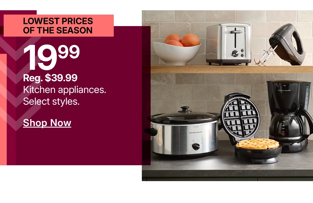 $19.99 kitchen appliances