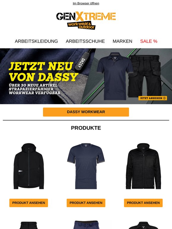 Arbeitskleidung von Top-Marke DASSY®
