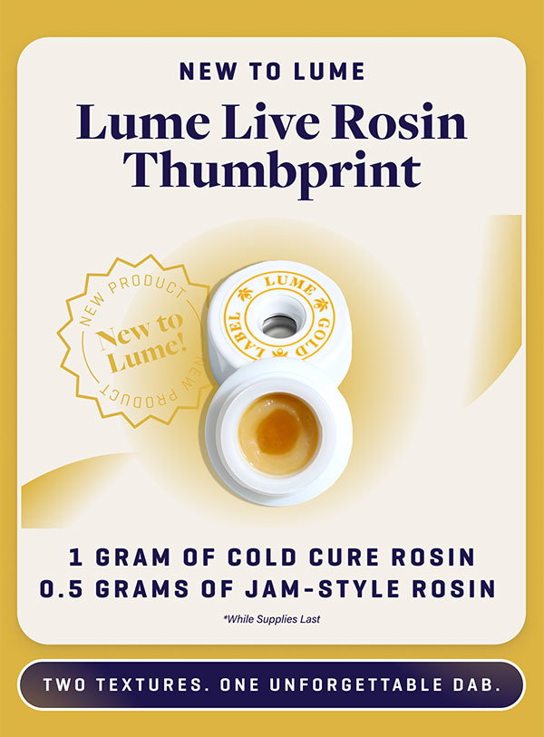 New Live Rosin Thumbprint
