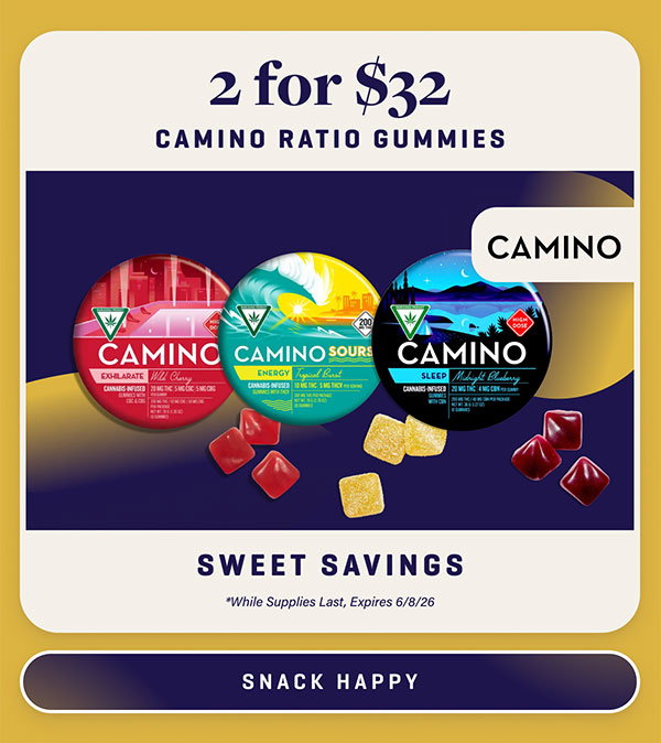 2/$32 Camino Ratio Gummies