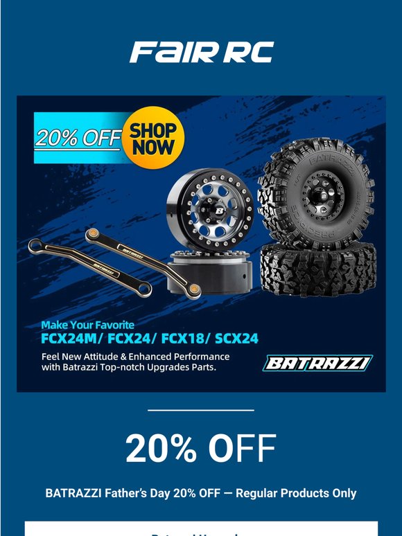 🚨 BATRAZZI 20% OFF – Father’s Day Only!