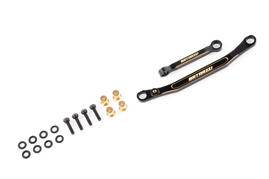 BATRAZZI Brass Steering Set For FMS FCX18/FCX24 (Black)