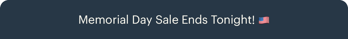 Memorial Day Savings End Tonight! 🇺🇸