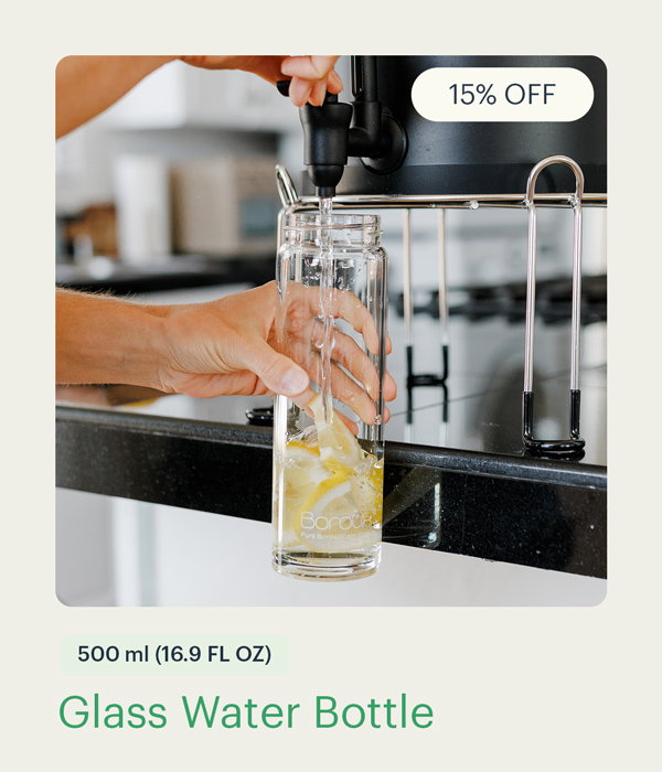 Glass Water Bottle
