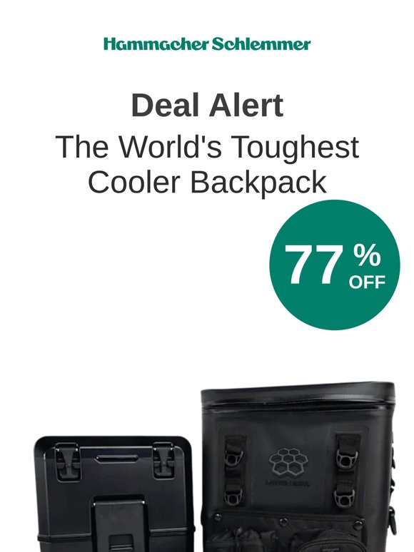 The toughest cooler backpack - Over 70% off
