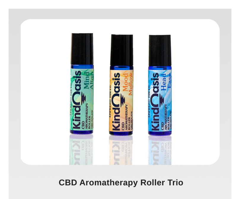 Kind Oasis - CBD Aromatherapy Roller Trio