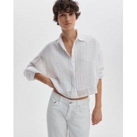 Rag & Bone Marin Combo Shirt White