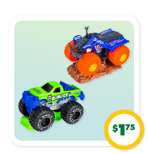 $1.75 Monster Trucks & ATVs, 1-ct.