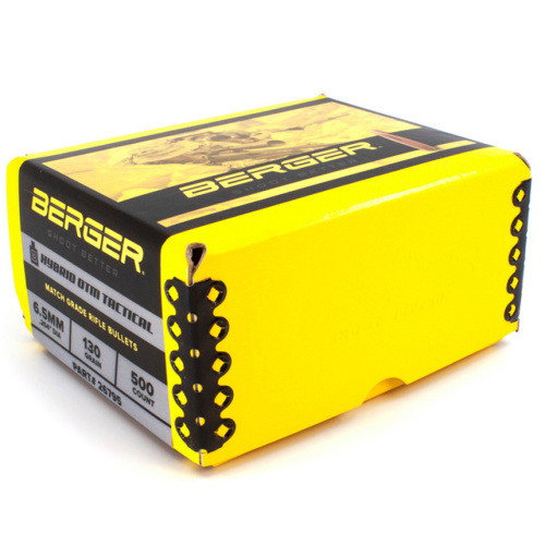 Image of Berger 6.5mm 130 Gr AR Hybrid OTM Tactical Bullets (500 Ct)