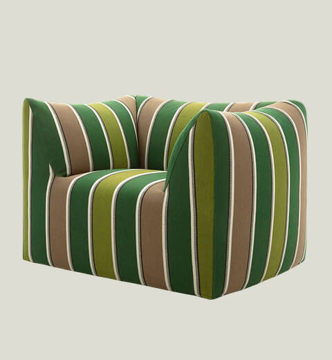 Le Bambole Outdoor Armchair  by B&B Italia