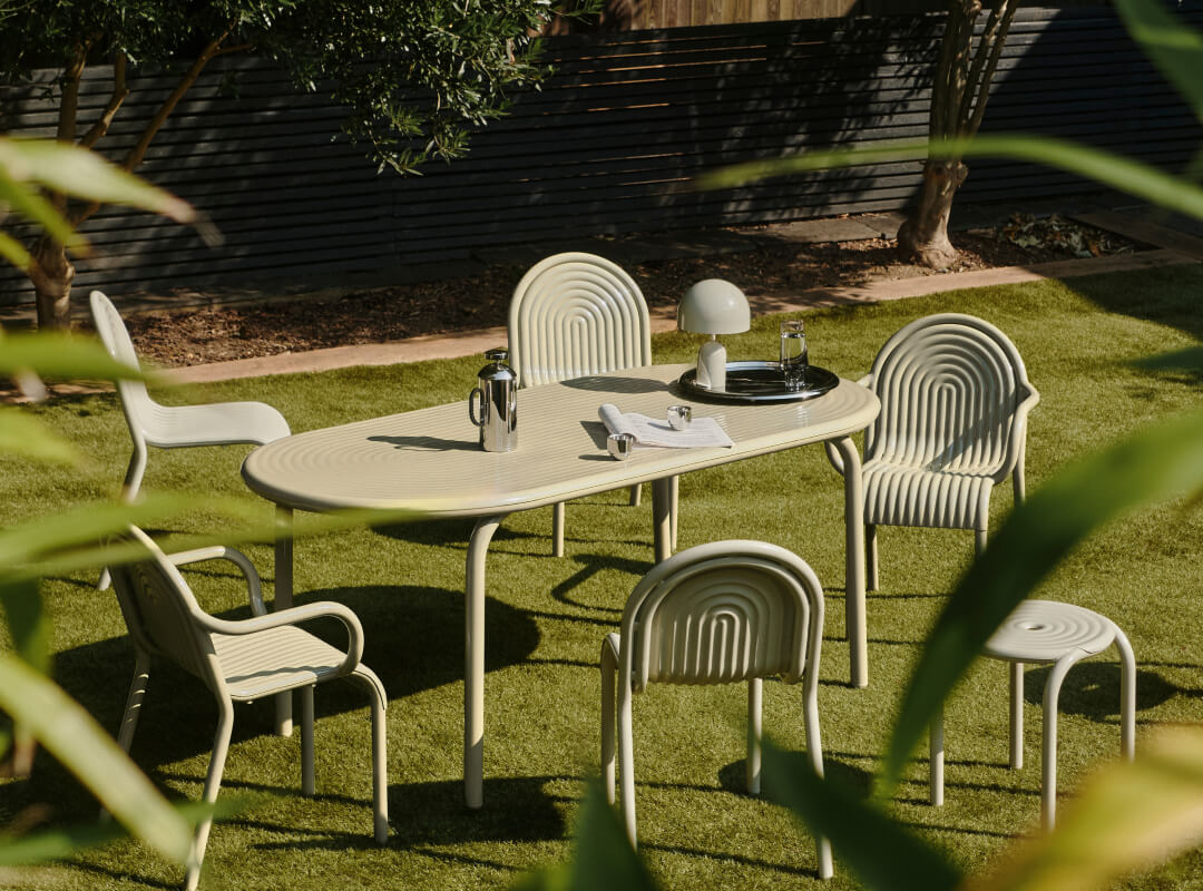Groove Outdoor Chair  by Tom Dixon