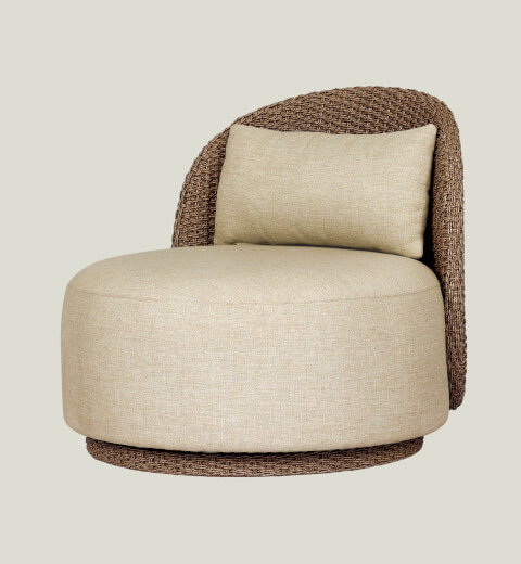 Quaid Outdoor Swivel  by Four Hands