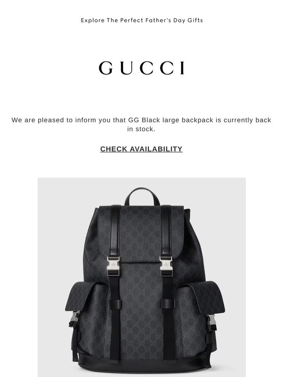 Your Gucci item is back in stock
