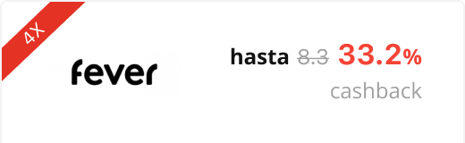hasta 33.2% de supercashback Fever