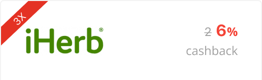 6% de supercashback iHerb