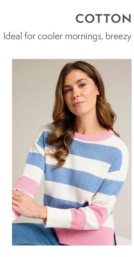 Striped Boxy Jumper