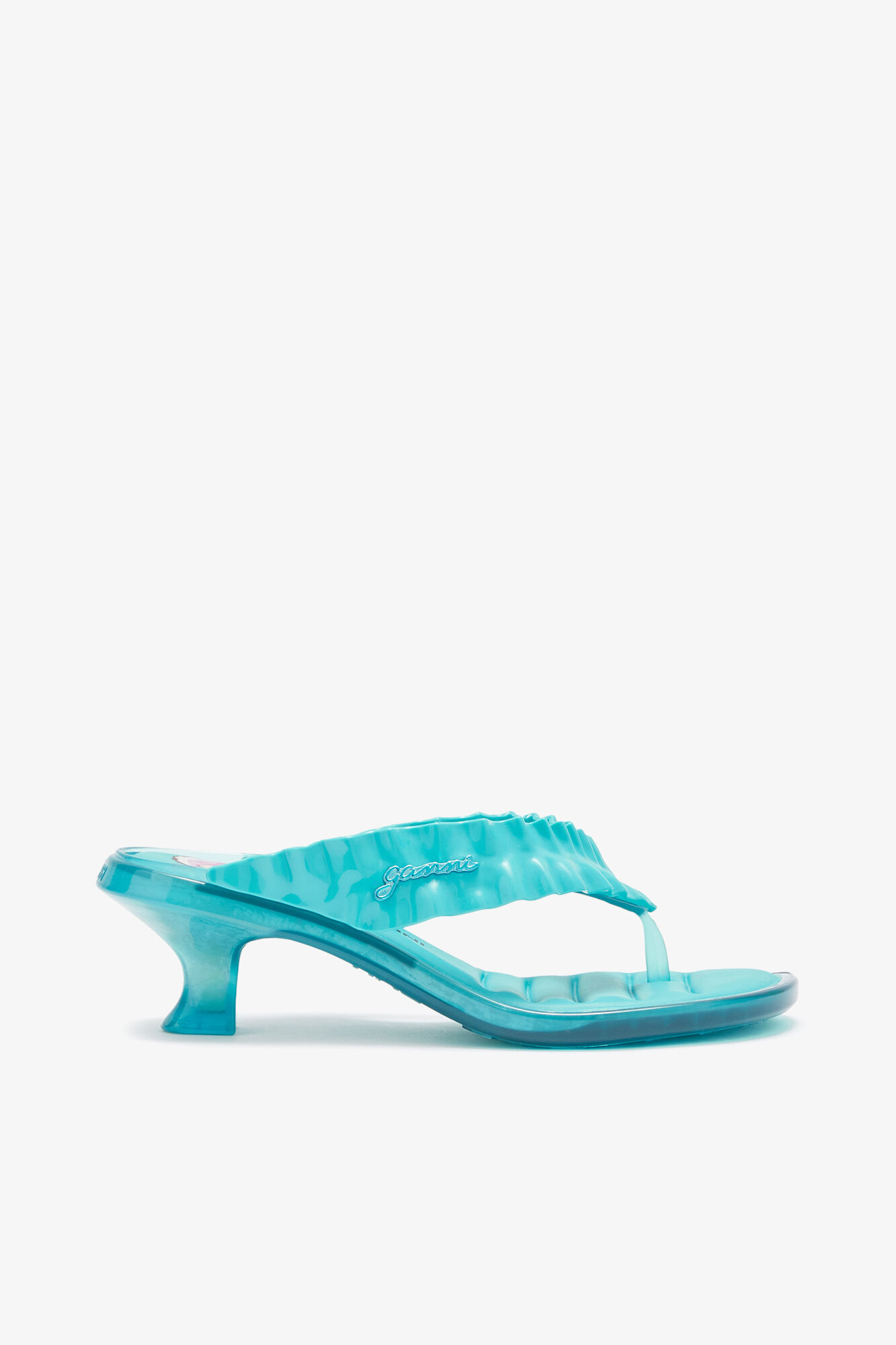 Melissa Thong Kitten Heel in Blue