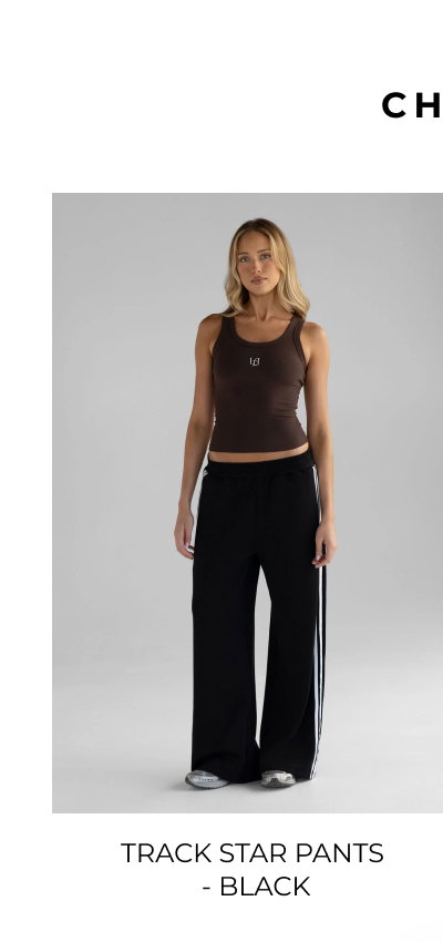 Track Star Pants  - Black