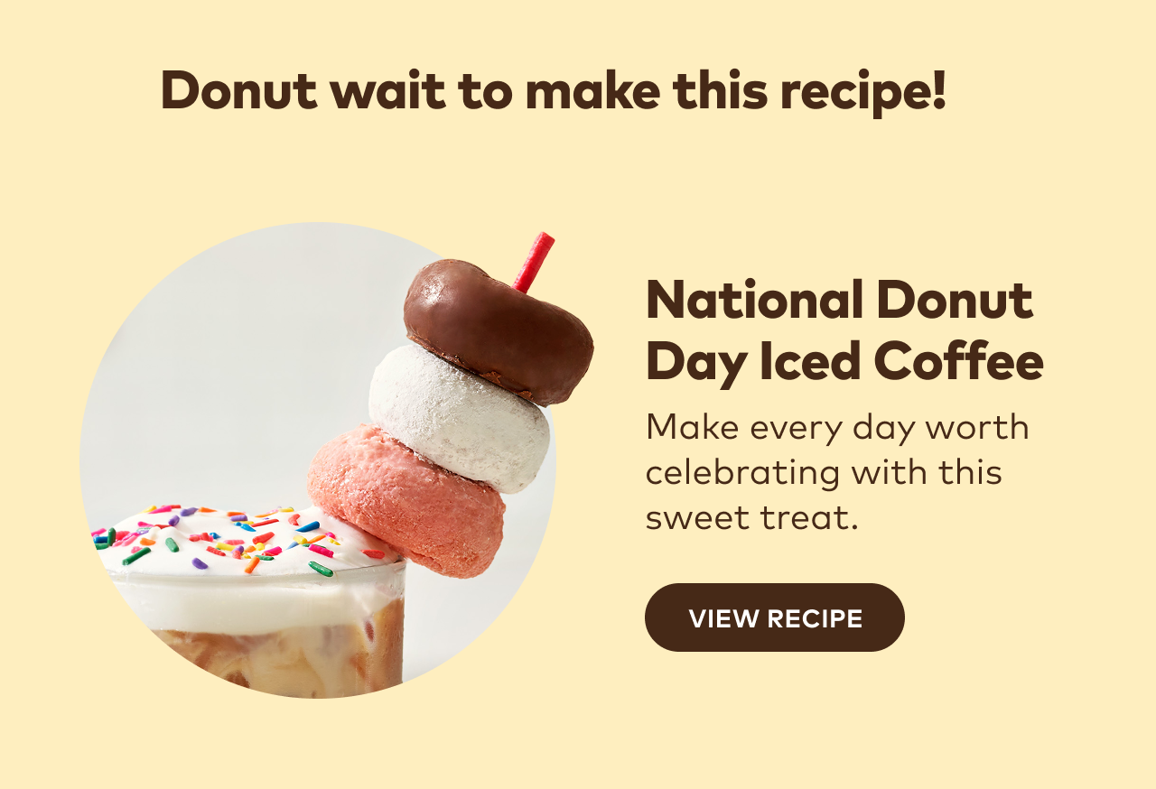 National Donut Day Iced Coffee Recipe