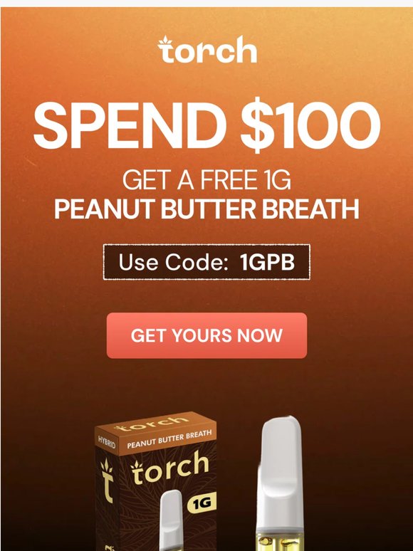 A free Peanut Butter Breath, on us