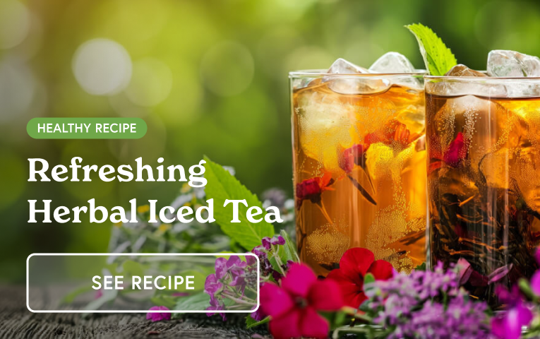 Refreshing Herbal Iced Tea