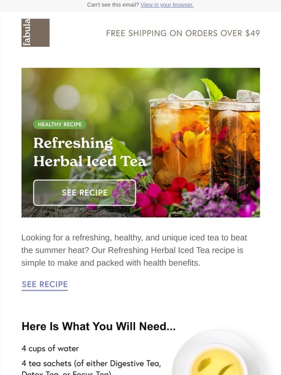 Healthy and Refreshing🧊🍃Iced Tea Recipe