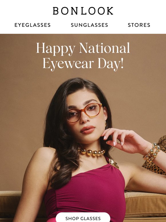 A nod to National Eyewear Day