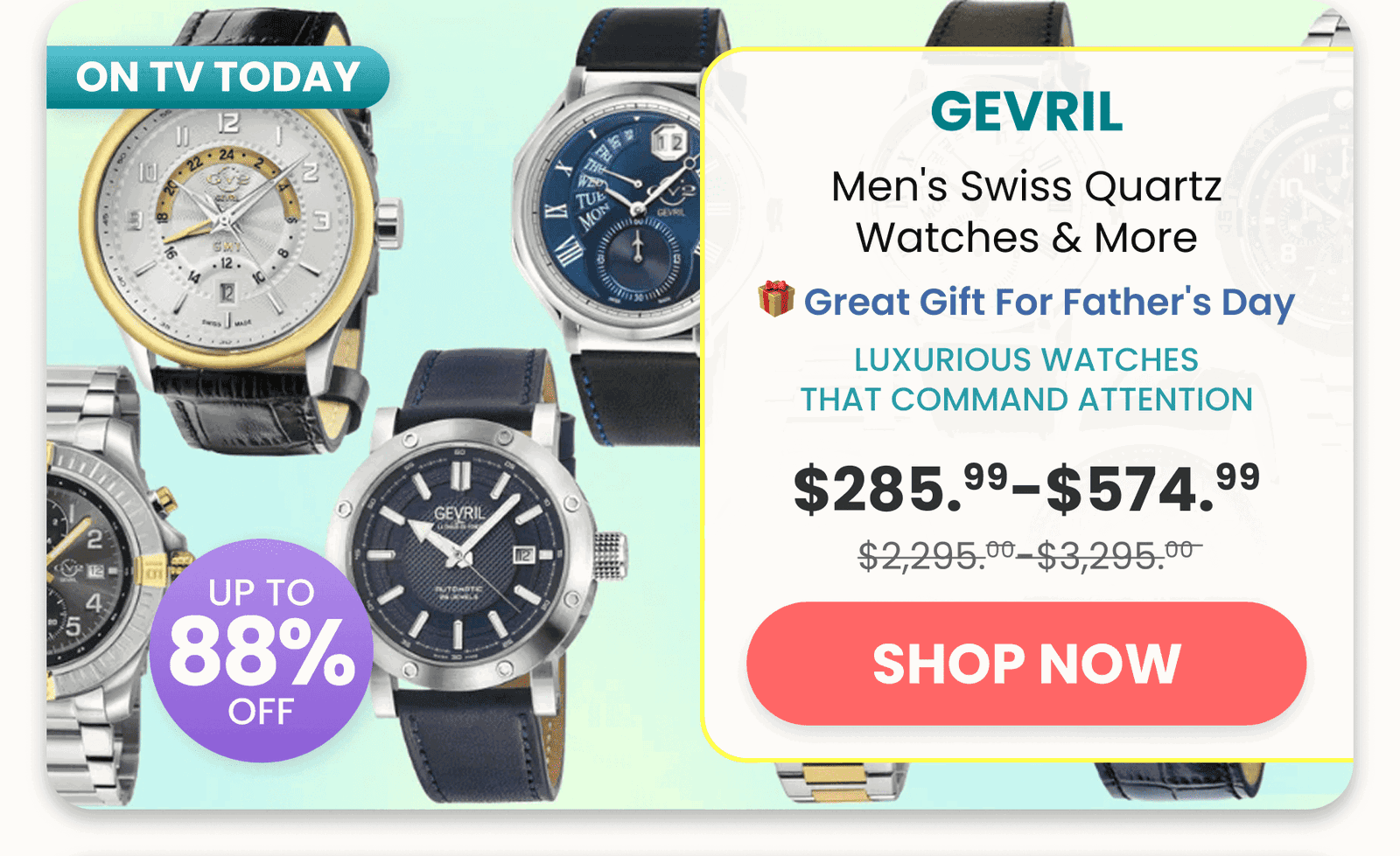 Gevril Men's Swiss Quartz Watches & More/Luxurious watches that command attention 