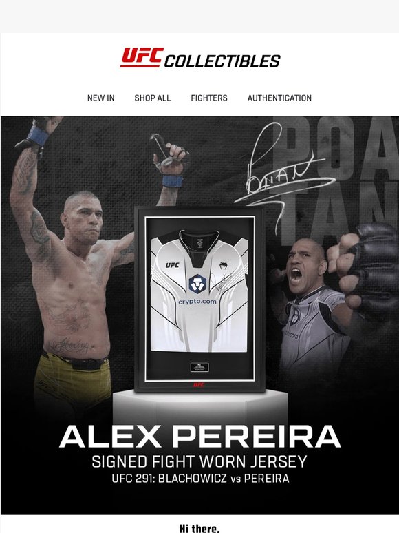 A Piece of Alex Pereira History
