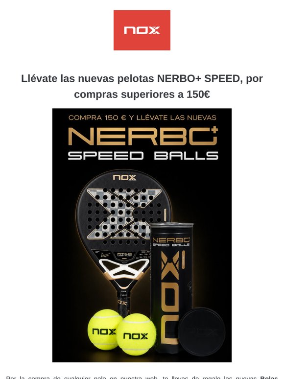 Llévate las nuevas NERBO+ SPEED BALLS