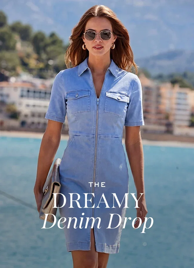 The dreamy denim drop
