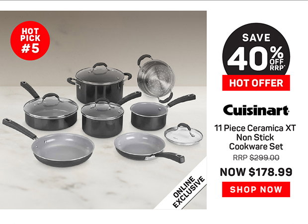 Cuisinart 11 Piece Ceramica XT Non Stick Cookware Set
