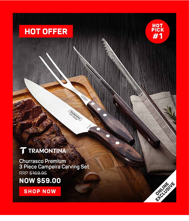 Tramontina Churrasco Premium 3 Piece Campeira Carving Set