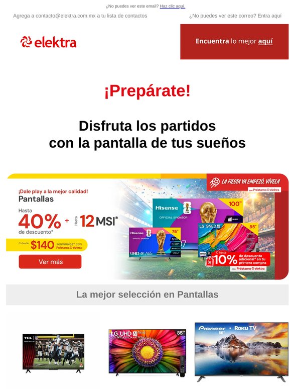 ⚽Prepárate  para vivir los partidos en grande 📺