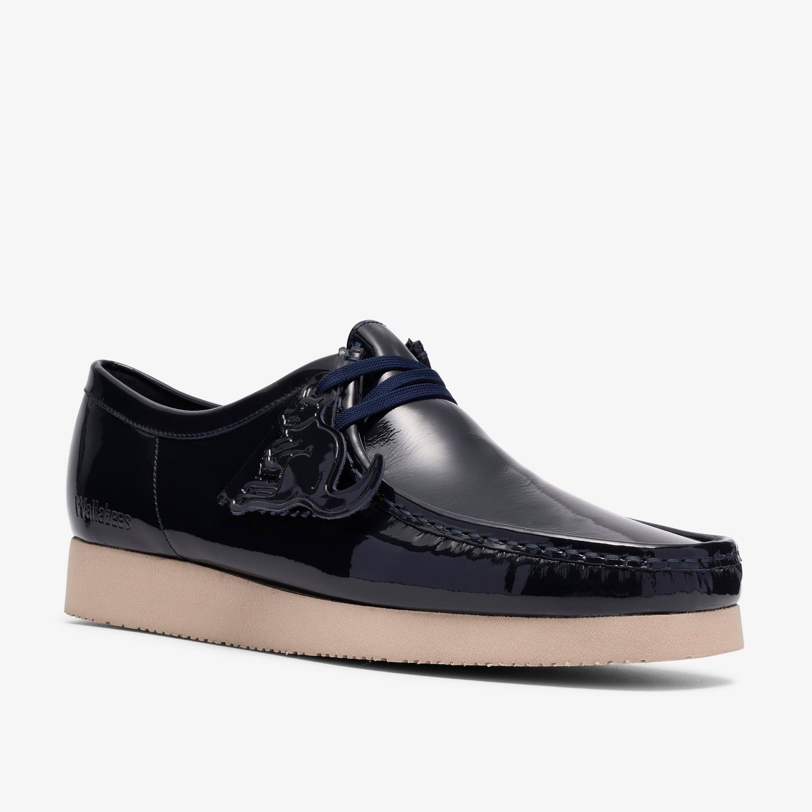 Shop Wallabee 2604 Navy Patent
