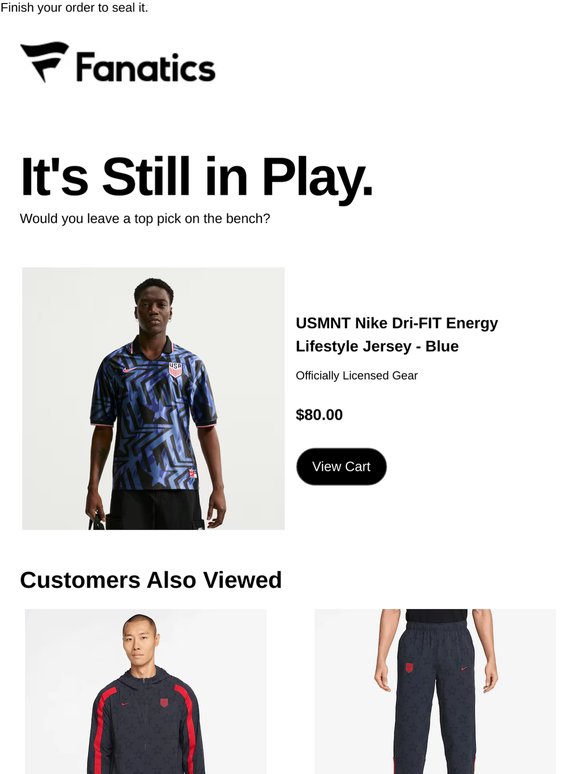 Finish Checkout: USMNT Nike Dri-FIT Energy Lifestyle Jersey - ...