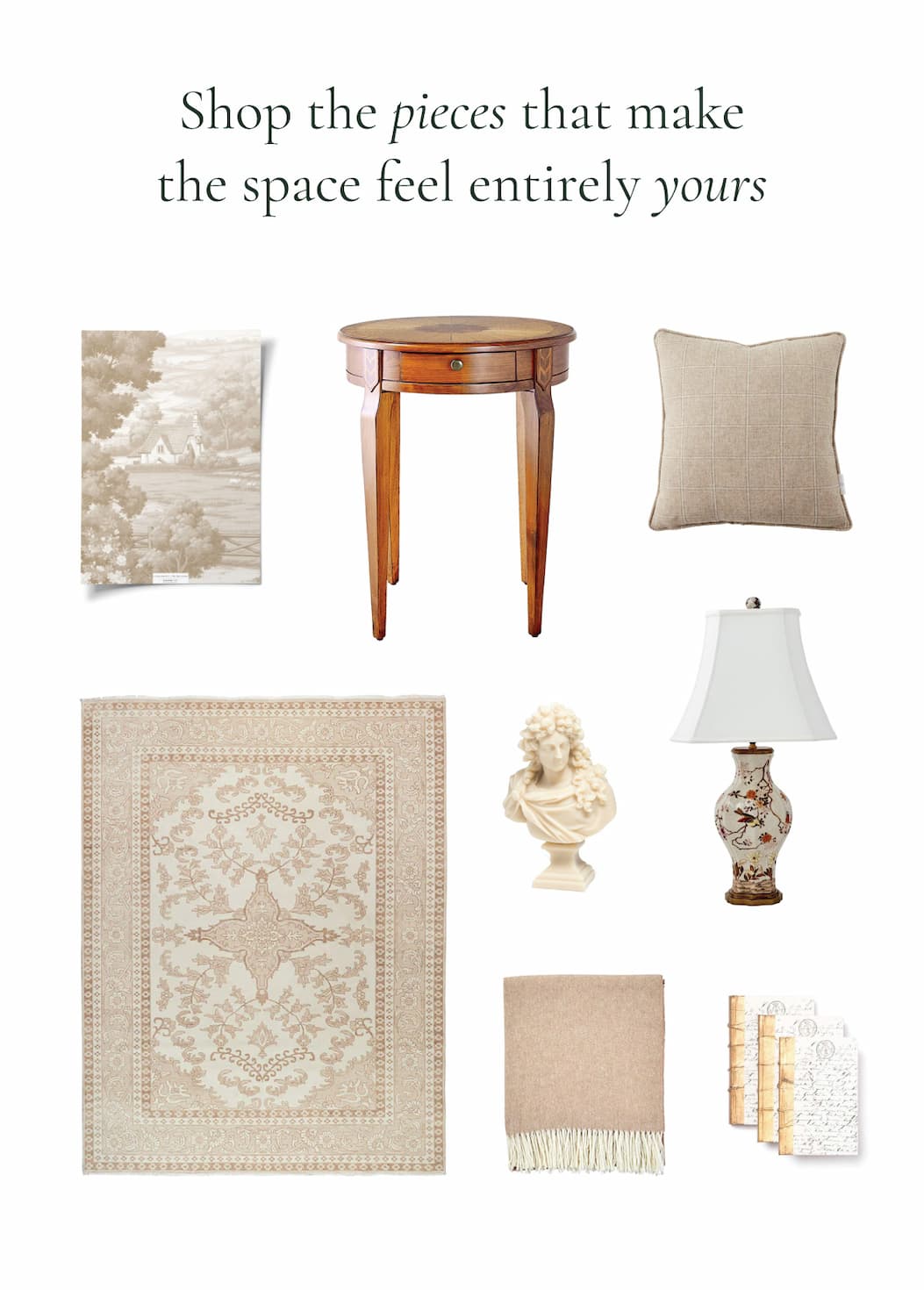 Shop the pieces that make the space feel entirely yours