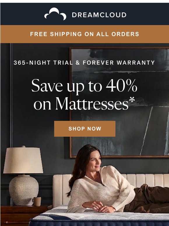 Experience Luxury for Less: Shop Now! 😴