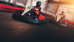 1 или 2 экстремальных заезда на карте на открытой трассе в Kart Racing Club