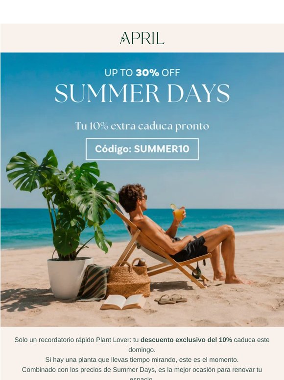 ¡No dejes escapar el 10% extra! ⏰